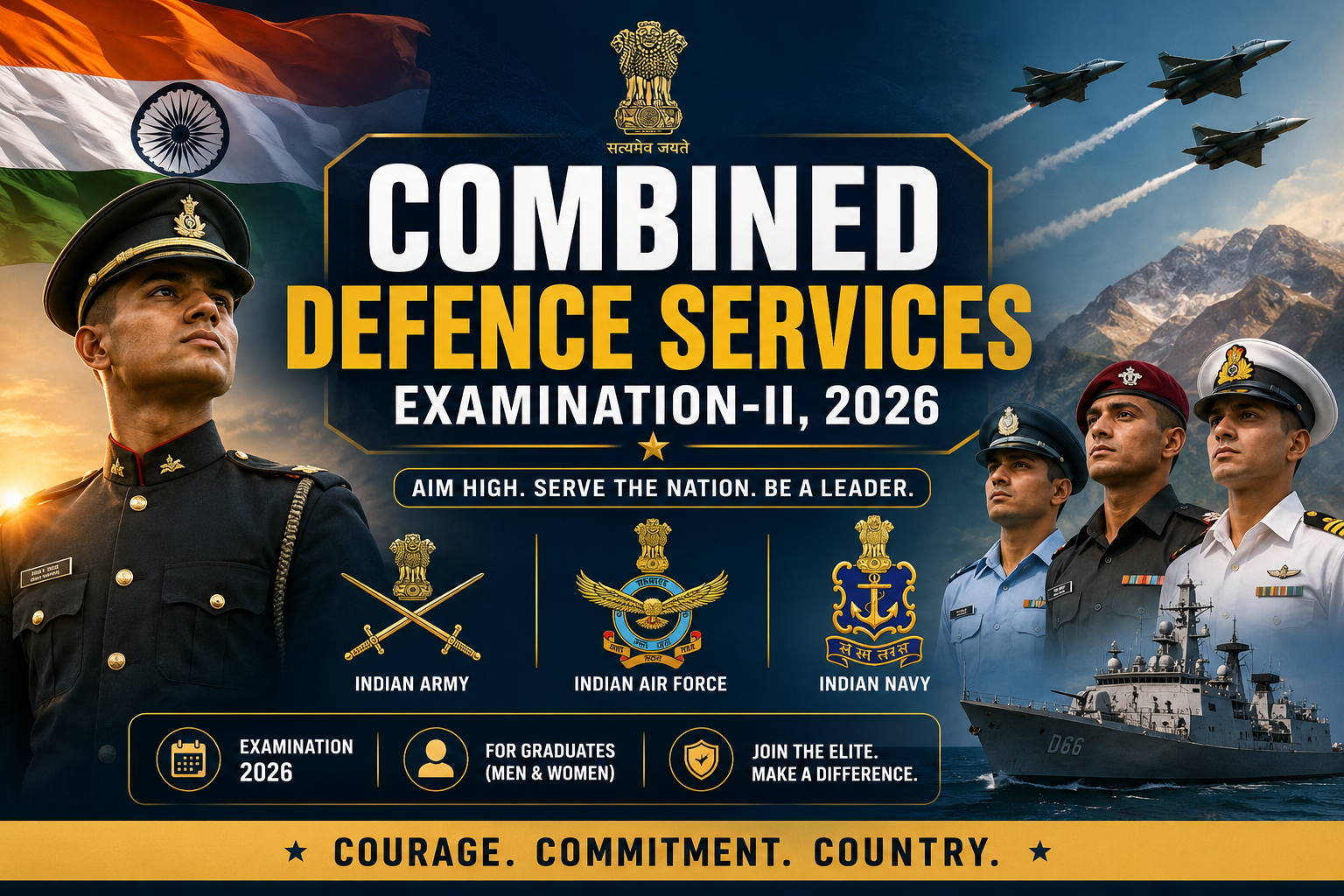 COMBINED DEFENCE SERVICES EXAMINATION-II, 2026